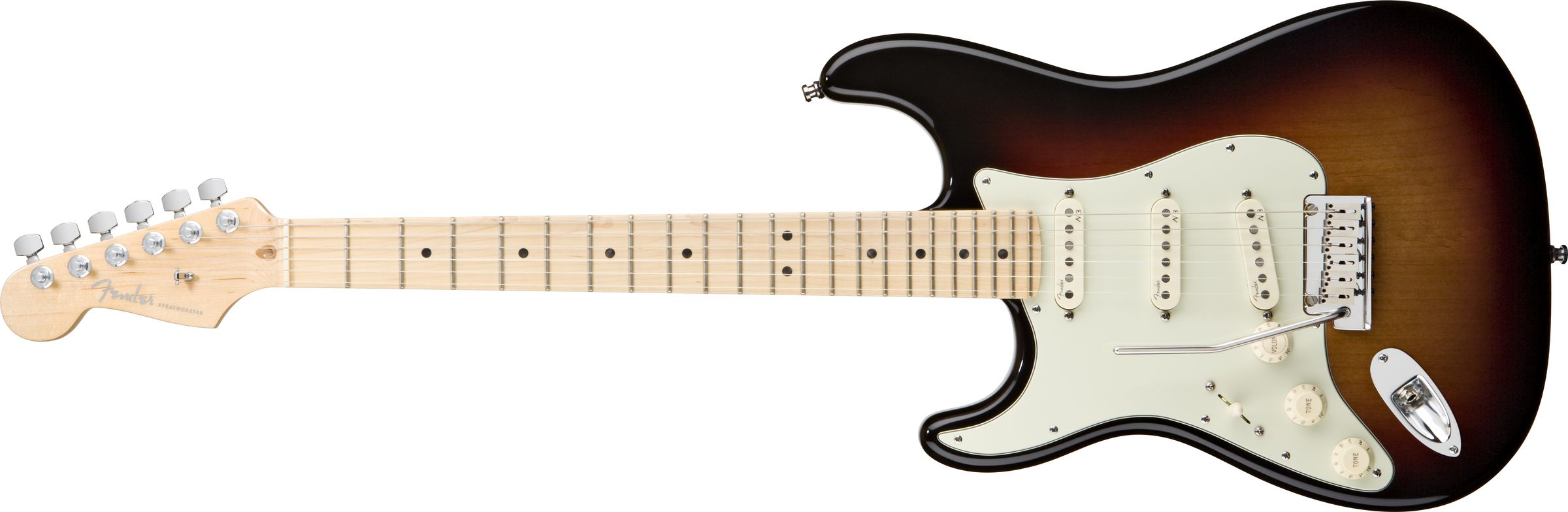 Guitarra Fender 011 9022 - am Deluxe Stratocaster lh - 700 - 3-color Sunburst 