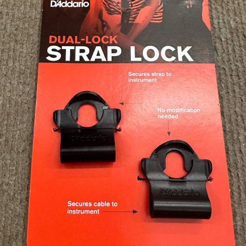 Trava Para Correia de Instrumentos (par) D'addario Dual-lock Pw-dlc-01 