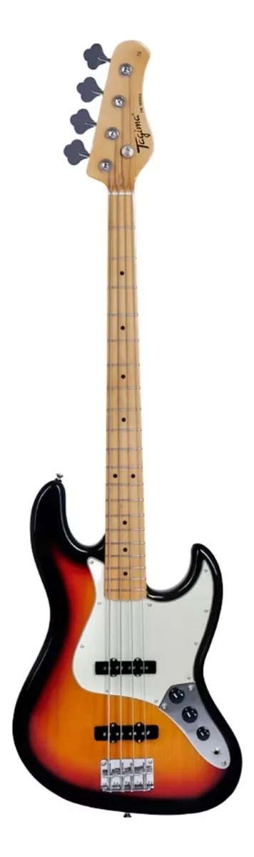 Baixo 4 Cordas Jazz Bass Tagima Woodstock Tw73 sb Sunburst 