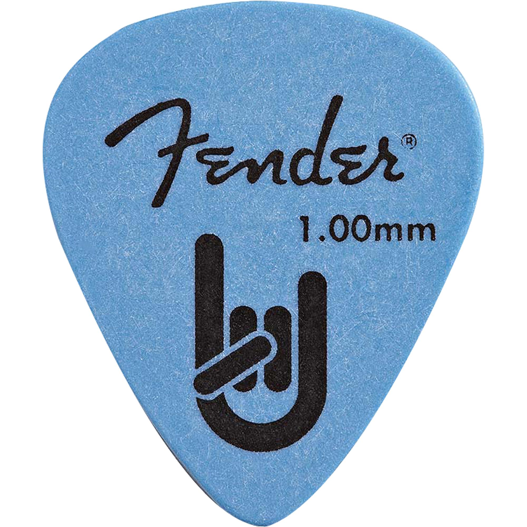 Palheta Rock-on Touring Pick 1.00 Heavy Blue Fender (c/ 12unid.) 