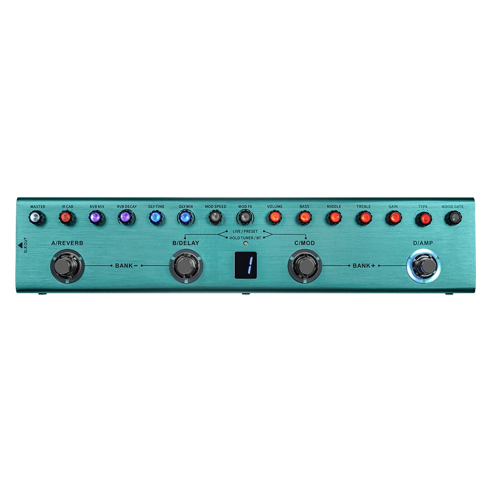 Pedaleira M-vave Tank-g Para Guitarra 