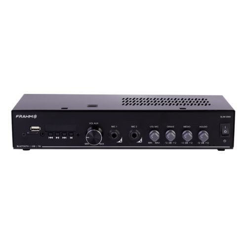 Amplificador Frahm Slim 2000 g6 Bluetooth 120w Preto 
