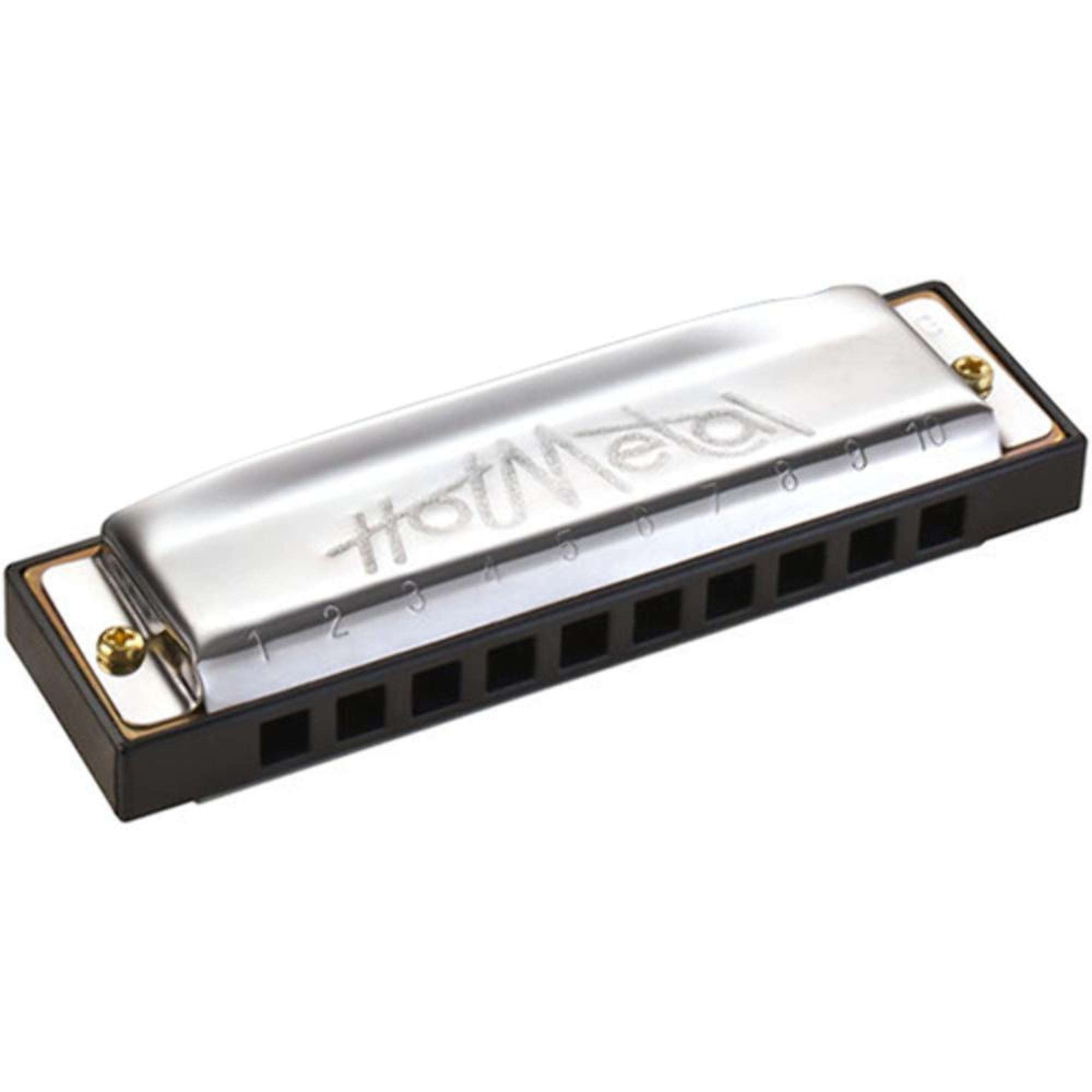 Gaita Harmônica g (sol) Hot Metal Prata Hohner 