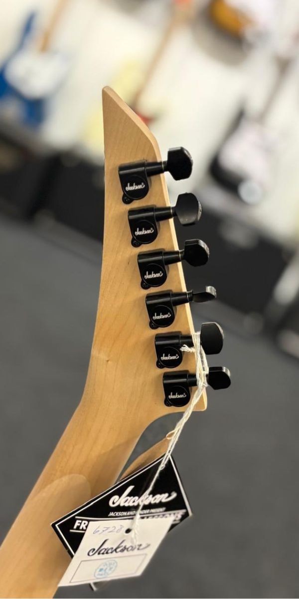 Guitarra Jackson js Dinky Js11q Transparente Red 