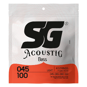 Encordoamento Baixolão sg 4c 045 Fosforo Bronze 