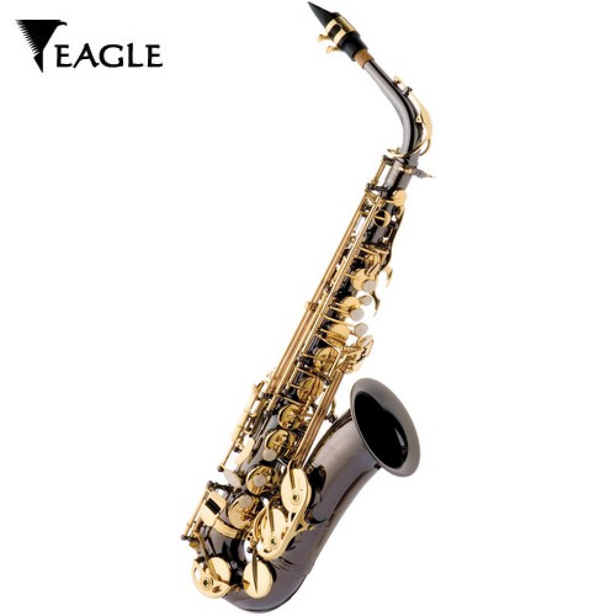 Saxofone Alto eb Sa500-bg Preto Onix Eagle 