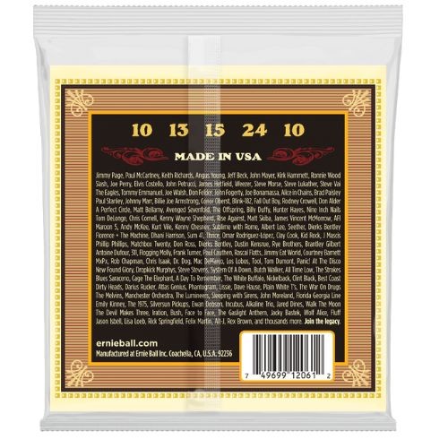 Corda Para Violão Earthwood 5-string Banjo Frailing Loop End 80/20 Bronze Acoustic 