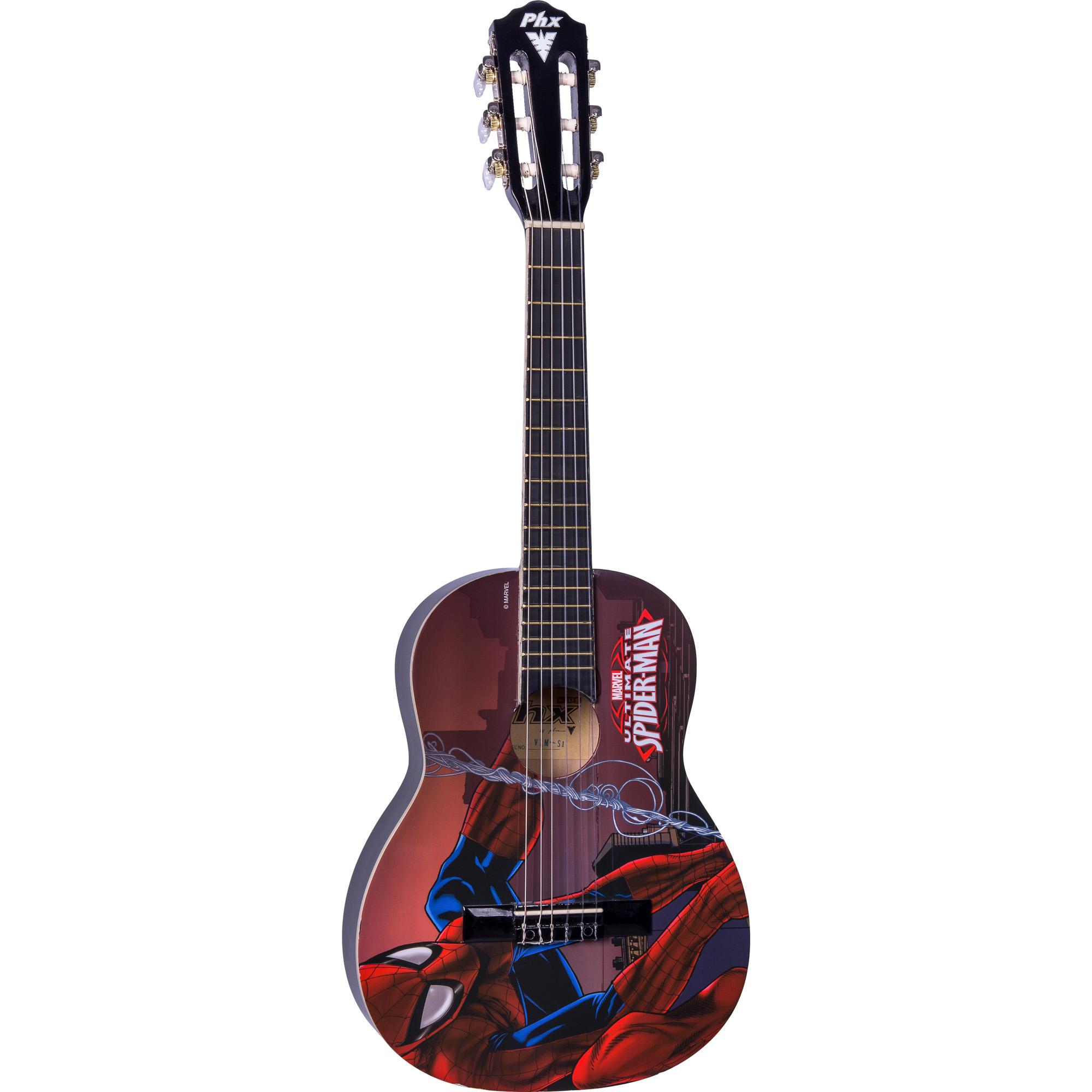 Violão Acústico Infantil Nylon 30" (1/4) Marvel Spider-man Vim-s1 Phx 