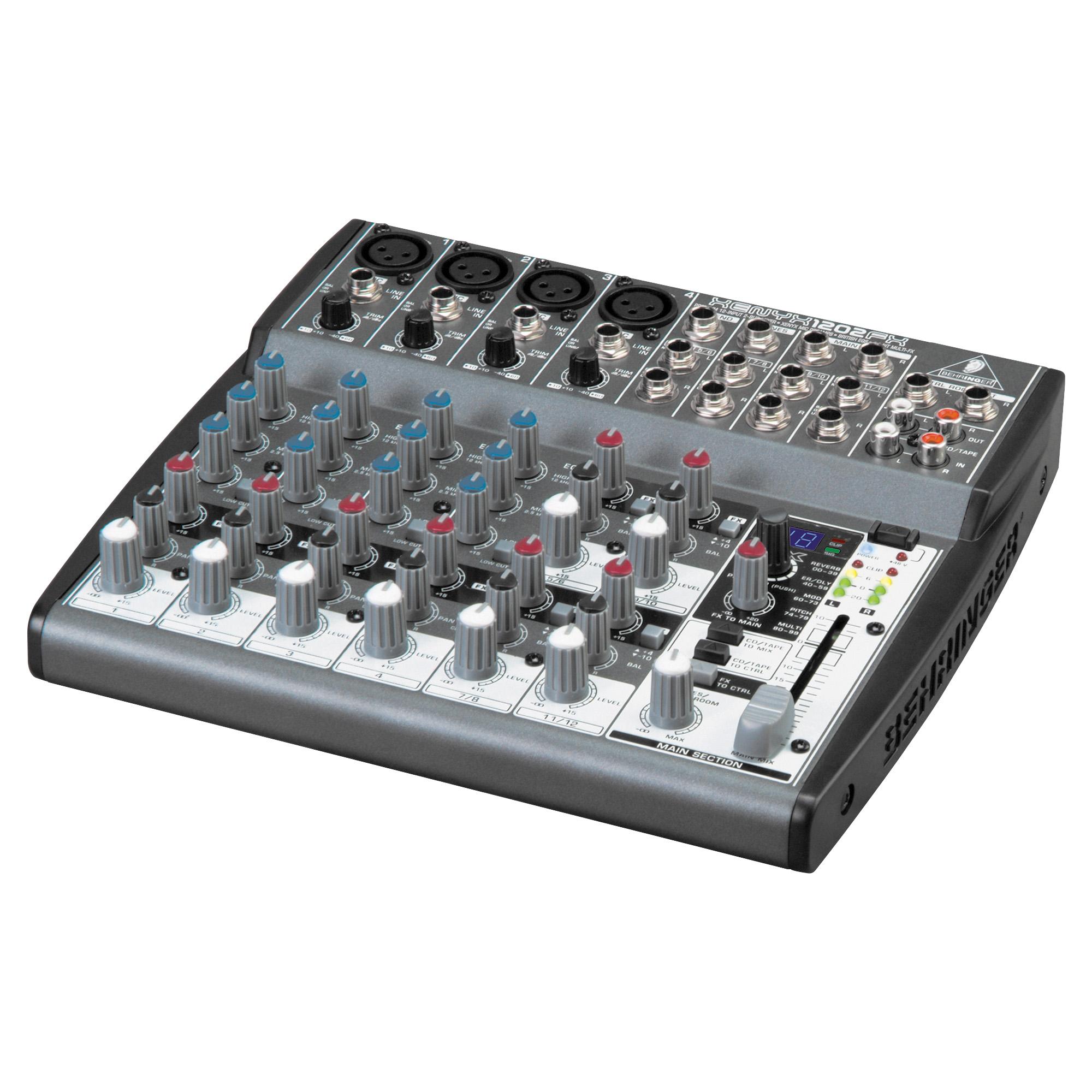 Mesa de Som 12 Canais Xenyx 1202fx Behringer 