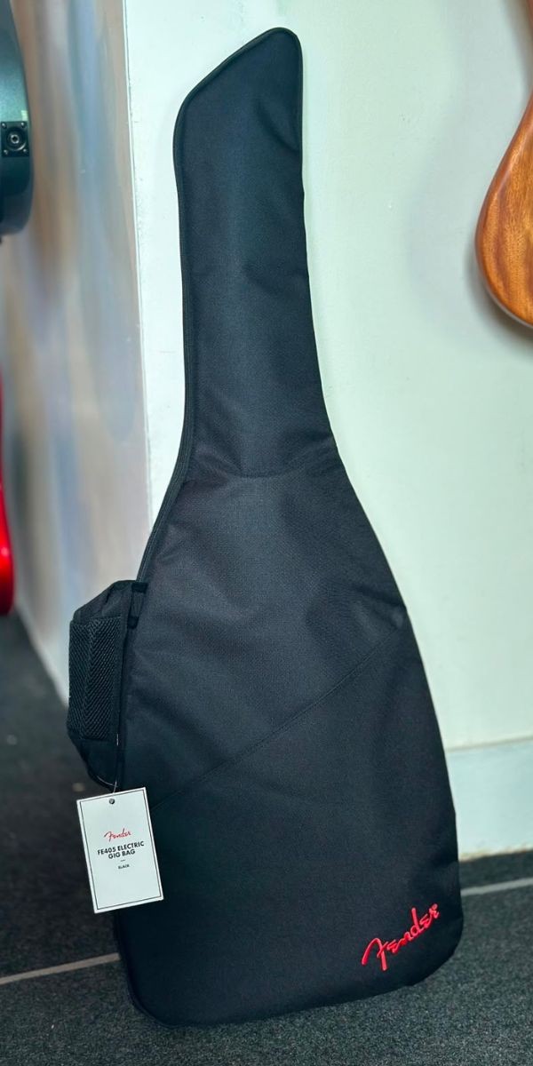 Bag Para Guitarra Fender Fe405 Preta Gig Bag Acolchoada 5 mm 