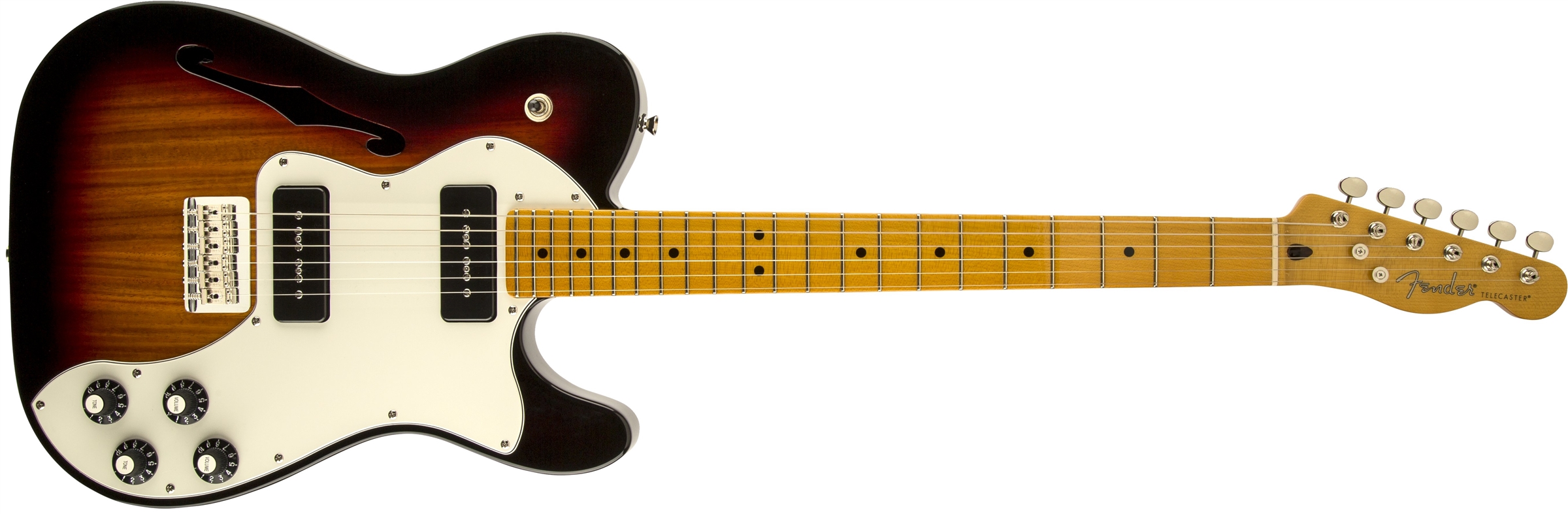 Guitarra Fender Telecaster Modern Player Thinline Deluxe Sunburst 