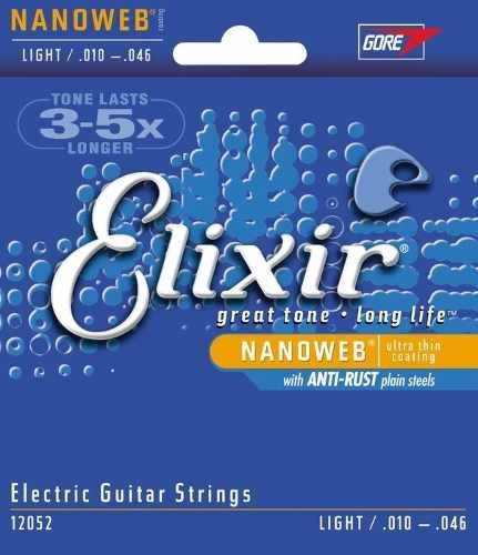 Encordoamento Guitarra Elixir 010 Light 