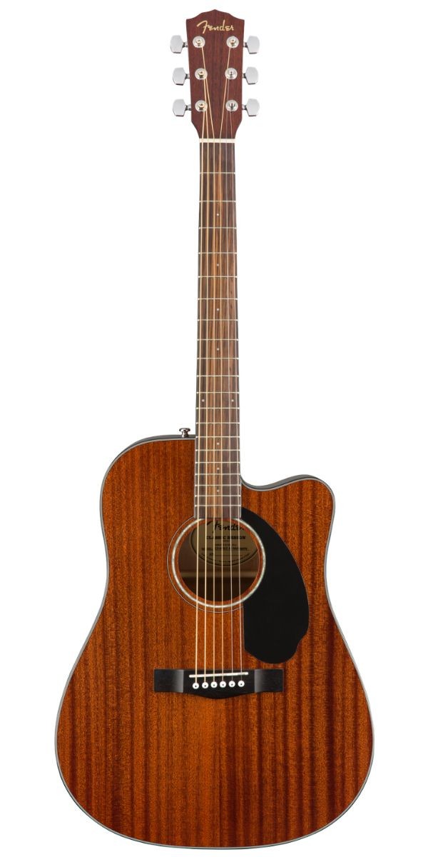 Violão Fender Cd-60sce All-mahogany Dreadnought Eletroacústico Com Fishman 