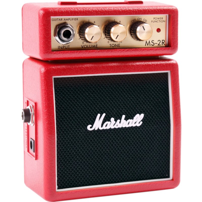 Mini Combo Guitarra Marshall Ms-2 Vermelho 