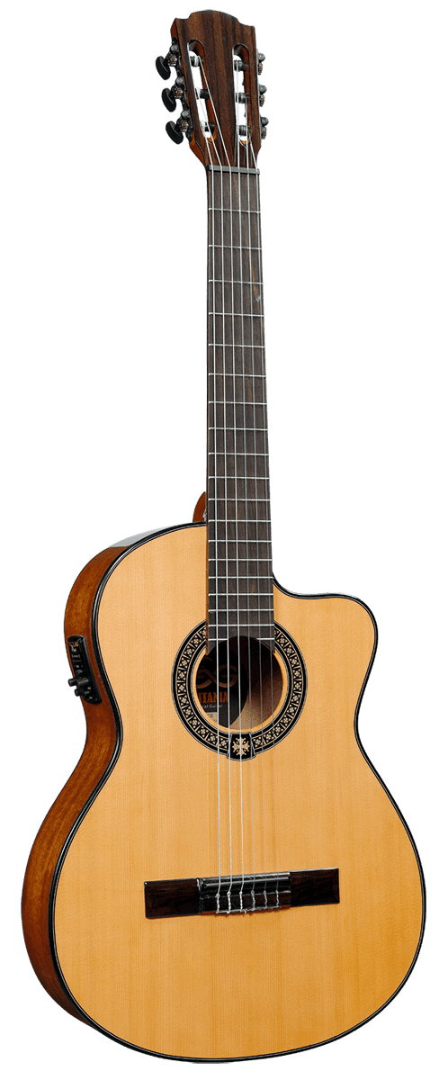 Violão Nylon Elétrico Lag Oc66ce Occitania Natural 