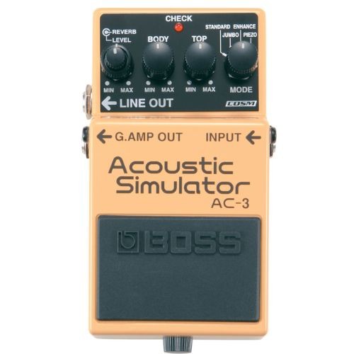 Pedal Boss Ac-3 Acoustic Simulator Para Guitarra Simulador de Violão 