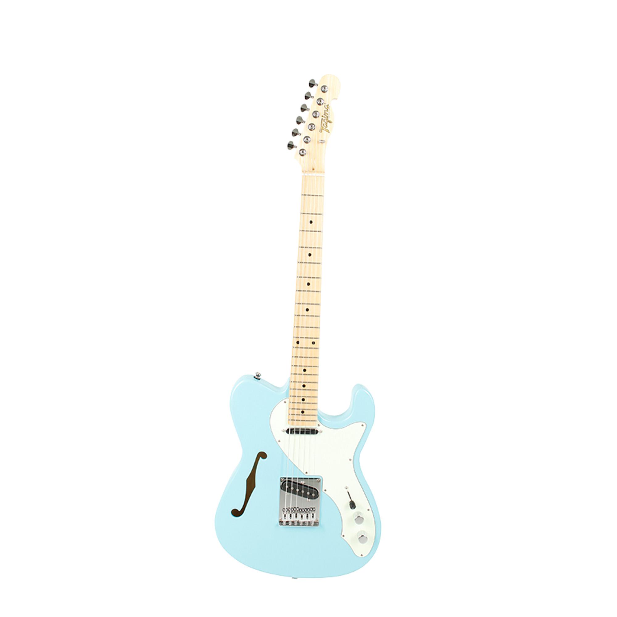 Guitarra Tele Semiacústica T-484 Brasil Azul Pastel Tagima 