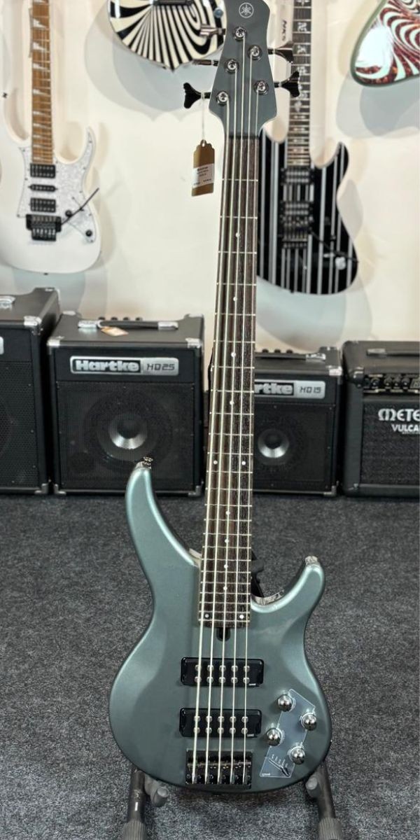 Baixo 5 Cordas Yamaha Trbx305 Mist Green Ativo Com Performance eq 