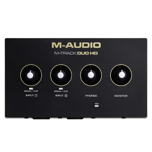 Interface de áudio M-audio M-track Duo hd 2 Canais Usb-c 24bit 192khz 
