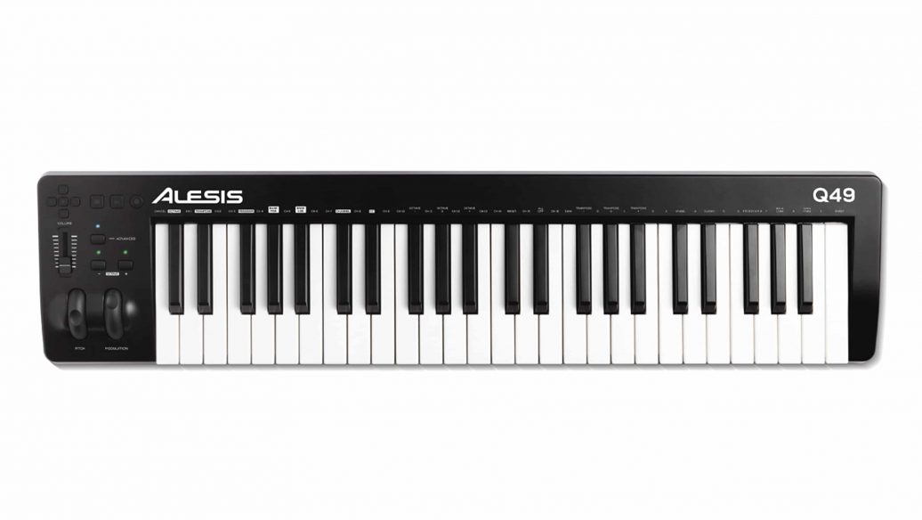 Teclado Controlador 49 Teclas Midi/usb Alesis Q49 Mkii 