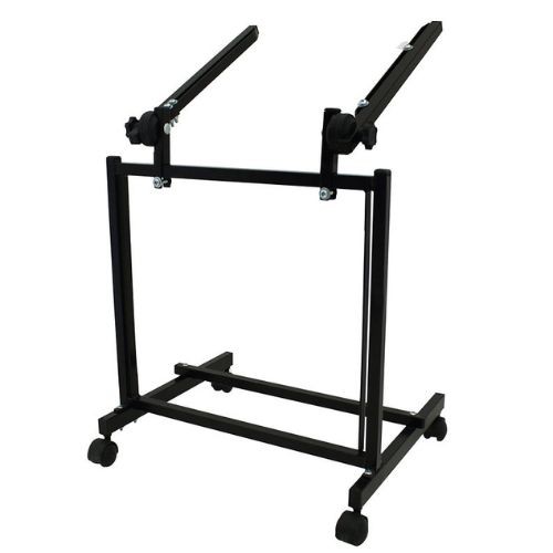 Rack Visão Musical Rk-p19 Para Periféricos Pequeno Padrão 19” Com Rodízios 