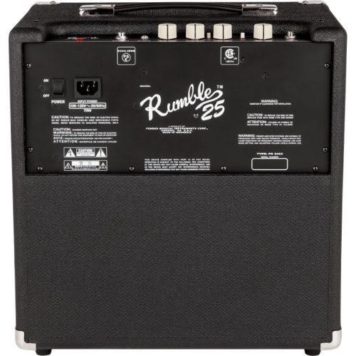 Amplificador Baixo Fender Rumble 25 v3 25w Falante 8" 120v 