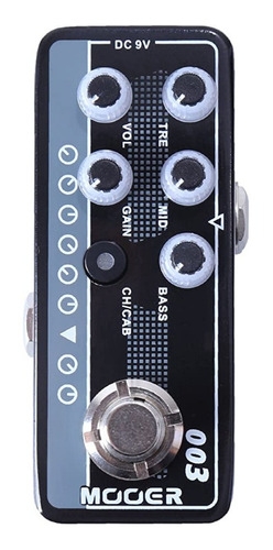 Pedal Mooer Power Zone Pré Amplificador M003 