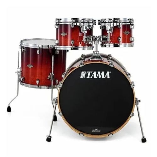 Bateria Tama Starclassic Performer Dark Cherry Fade 22",10",12",16" (shell Pack) Maple Birch 