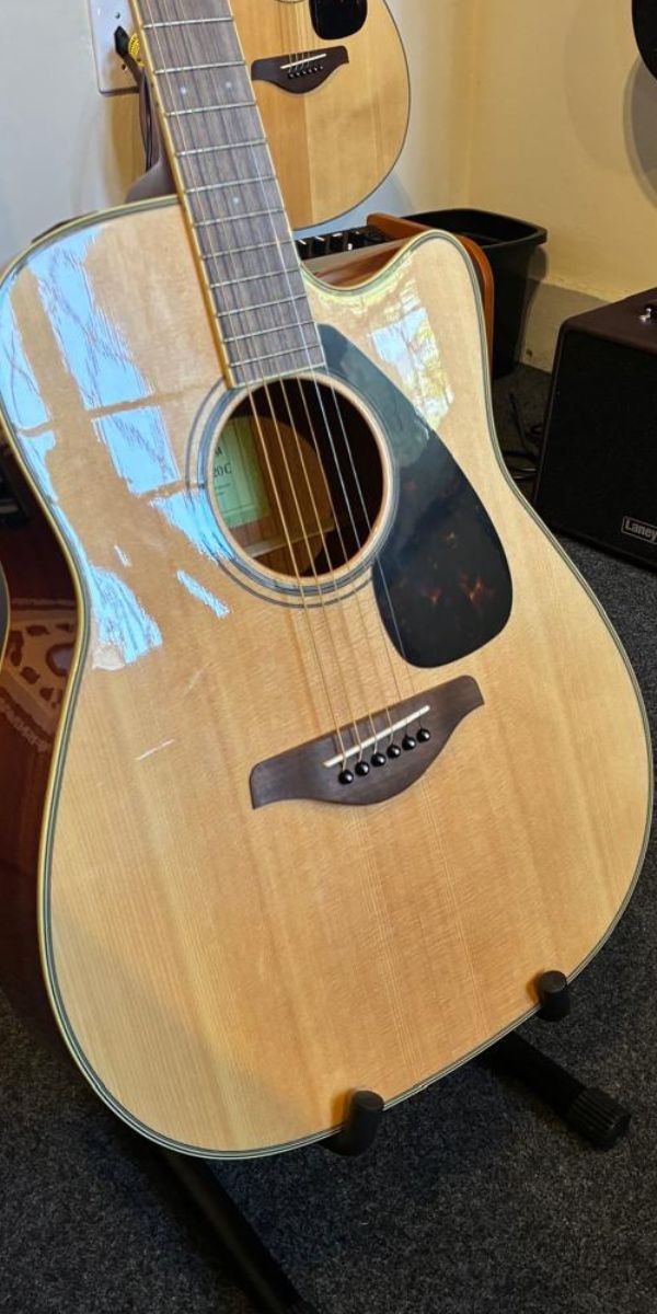 Violão Yamaha Fgx-820c Natural Folk 