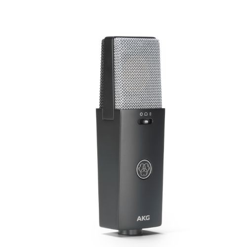 Microfone Condensador Akg C114 Xlr Multipadrão Cardioide Para Estúdio Podcast e Streaming 