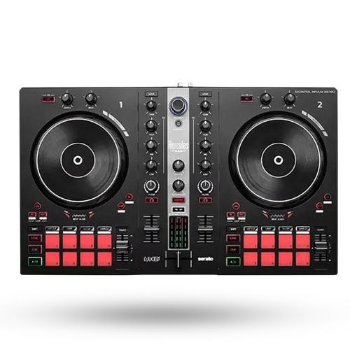 Controladora dj Hercules Djcontrol Inpulse 300 Mk2 Serato dj Lite Djuced Com Placa de Som 