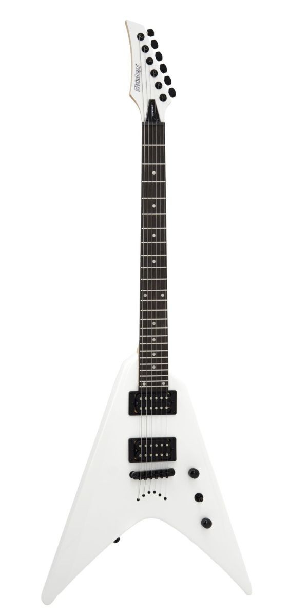 Guitarra Flying v Strinberg Fvs450 Pearl White Com Bag 