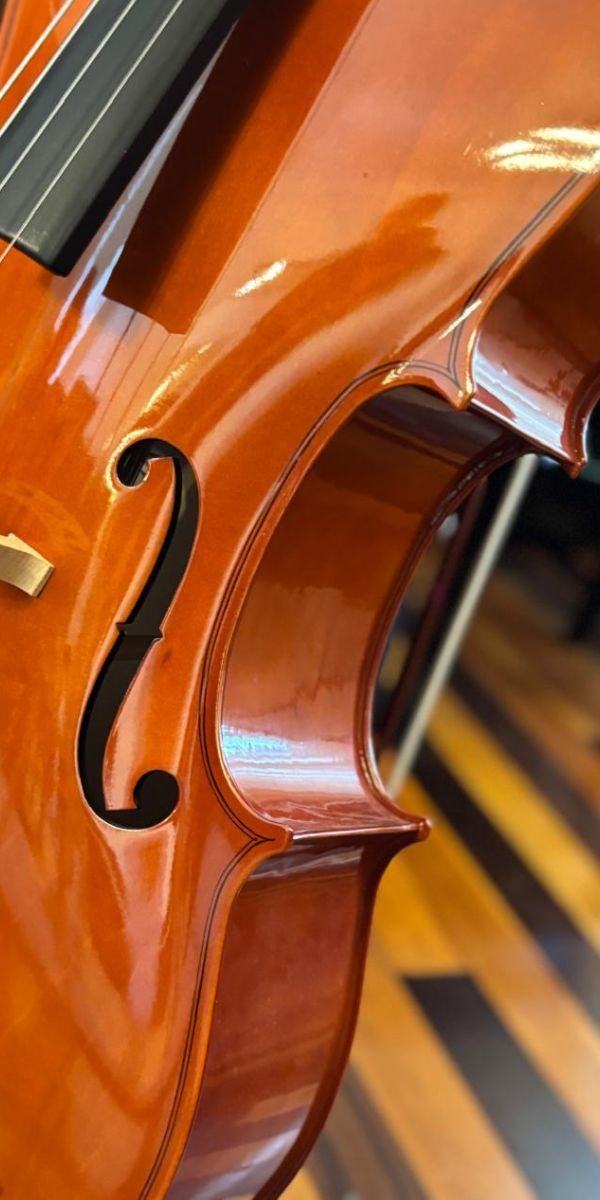 Violoncelo Vivace Mozart Cmo34 3/4 Completo — Ideal Para Estudantes, Jovens Músicos e Aulas 