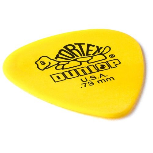Palheta Dunlop Tortex Amarela 0.73 mm Pct C/12 418p 9932 