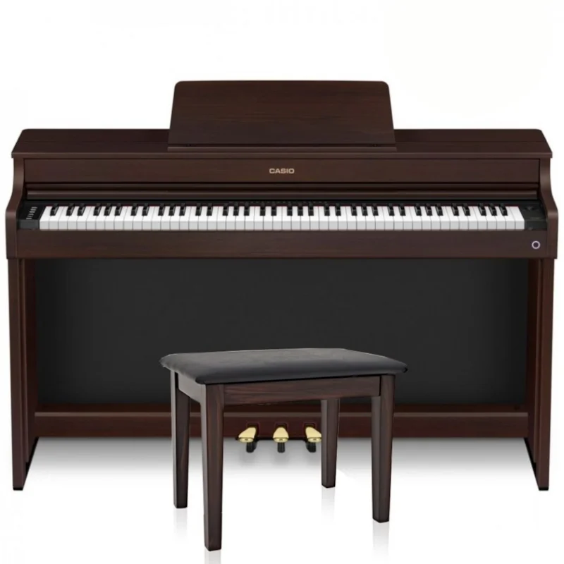 Piano Digital Casio Celviano Ap-300bn Marrom 88 Teclas Com Banqueta e Bluetooth 