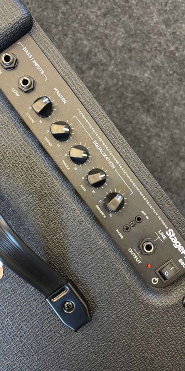 Amplificador Para Contrabaixo Michael Stagepro B80 80w Bass 10" 