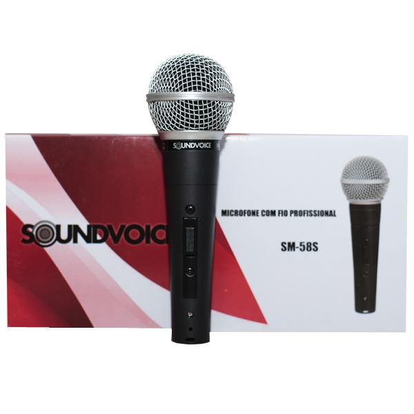 Microfone Soundvoice Sm58s 