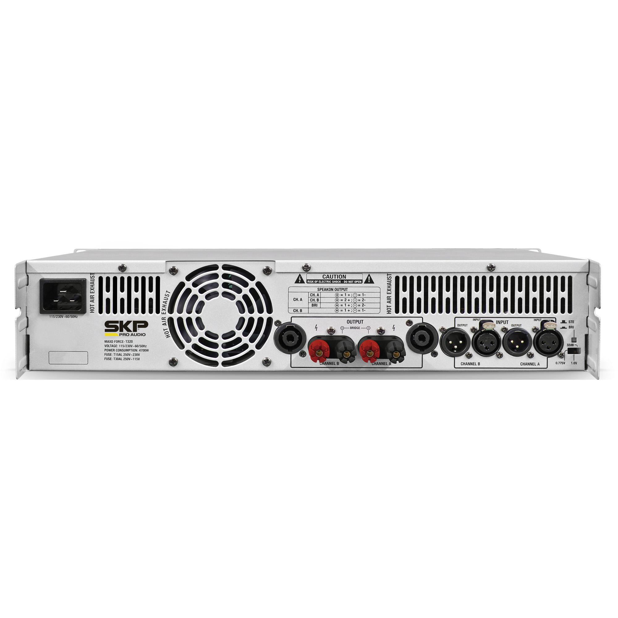 Amplificador "d" 1300w Maxd-1320 Prata Skp 