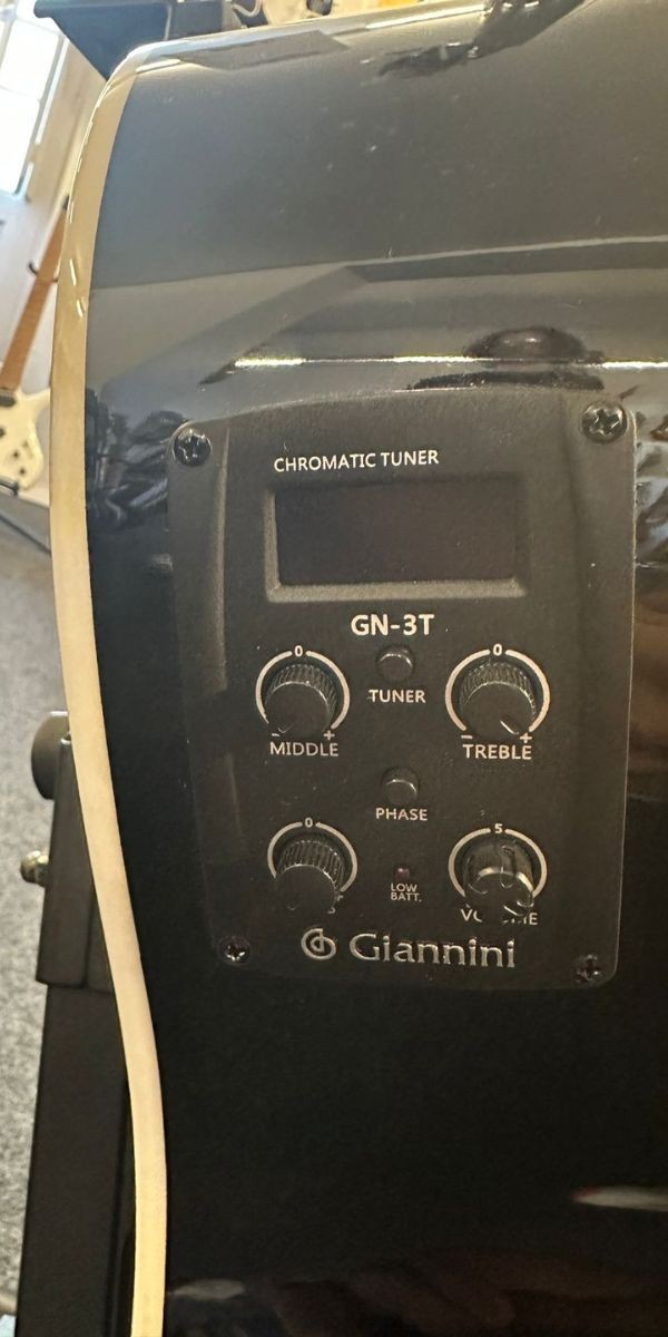 Violão Nylon Giannini Infantil 36" ¾ n6 Preto 