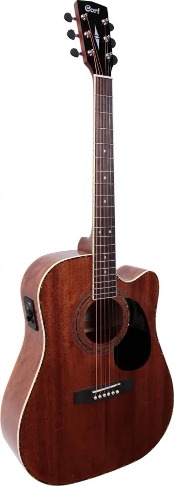 Violão Cort Ad880 Mcedx Aço Eletroacústico Open Pore Mahogany Com Bag 