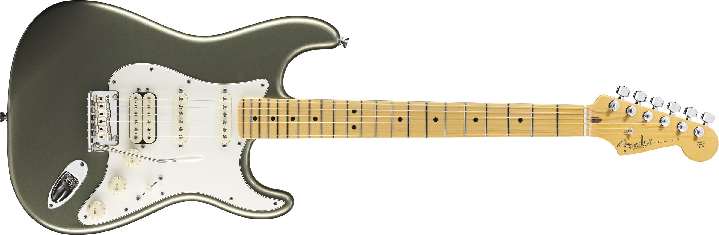 Guitarra Fender 011 3102 - am Standard Stratocaster Hss mn - 719 - Jade Pearl Metallic 