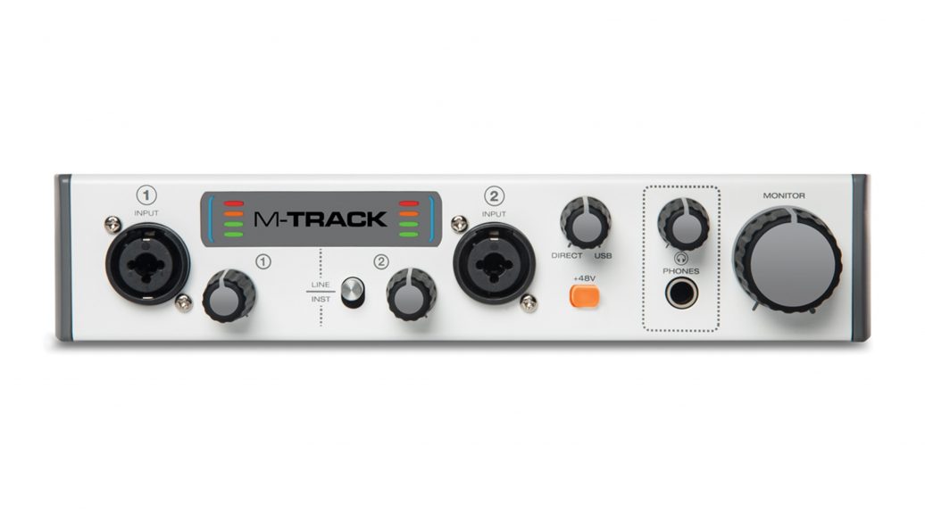 Interface Usb M-audio M-track ii Para Gravação de 2 Canais 