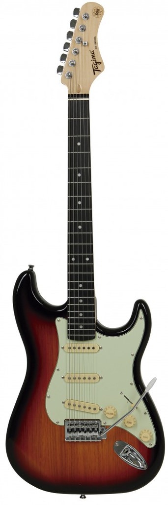 Guitarra Tagima Strato Woodstock Tg-500 Sunburst 