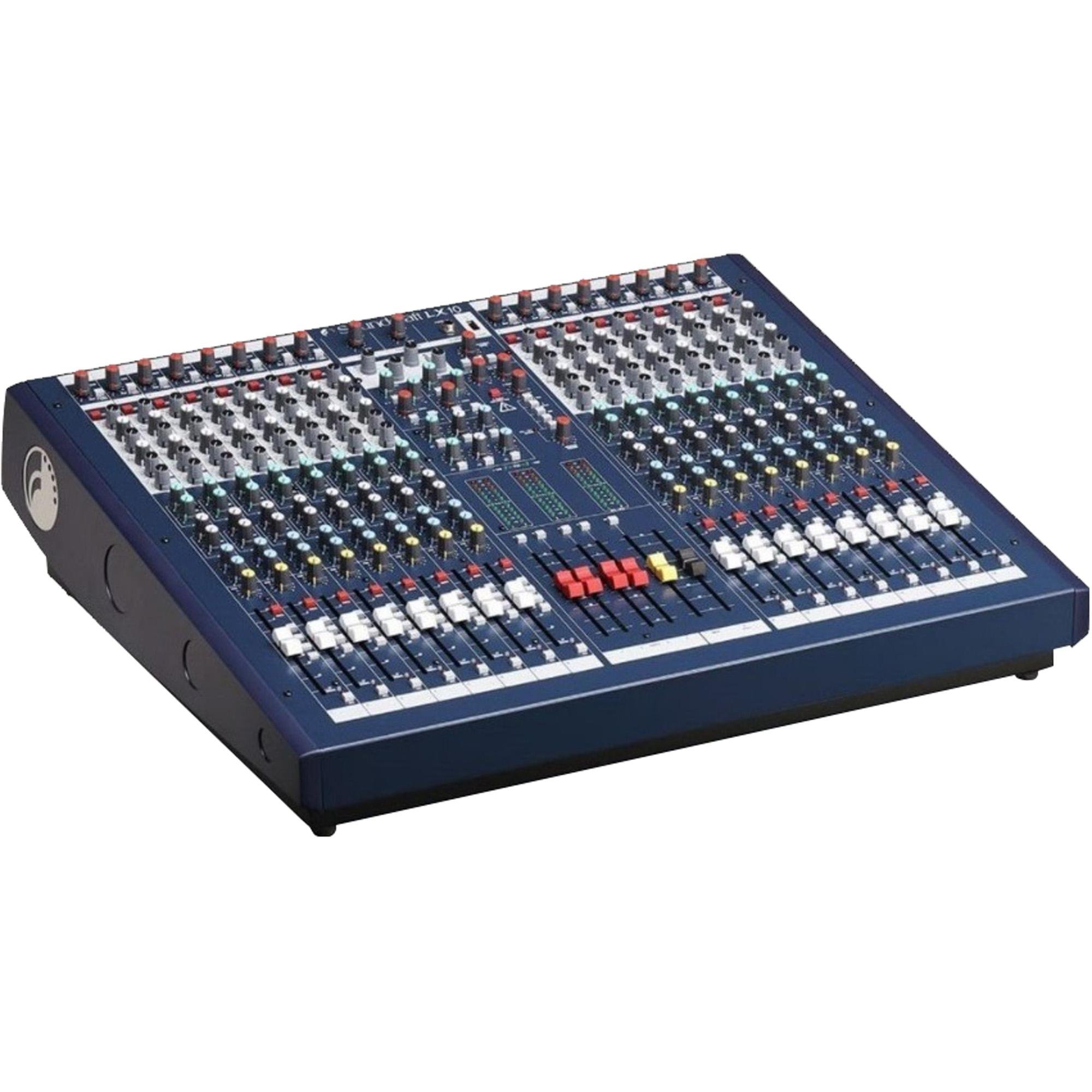 Mesa de Som 16 Canais Signature Lx10 Azul Soundcraft 