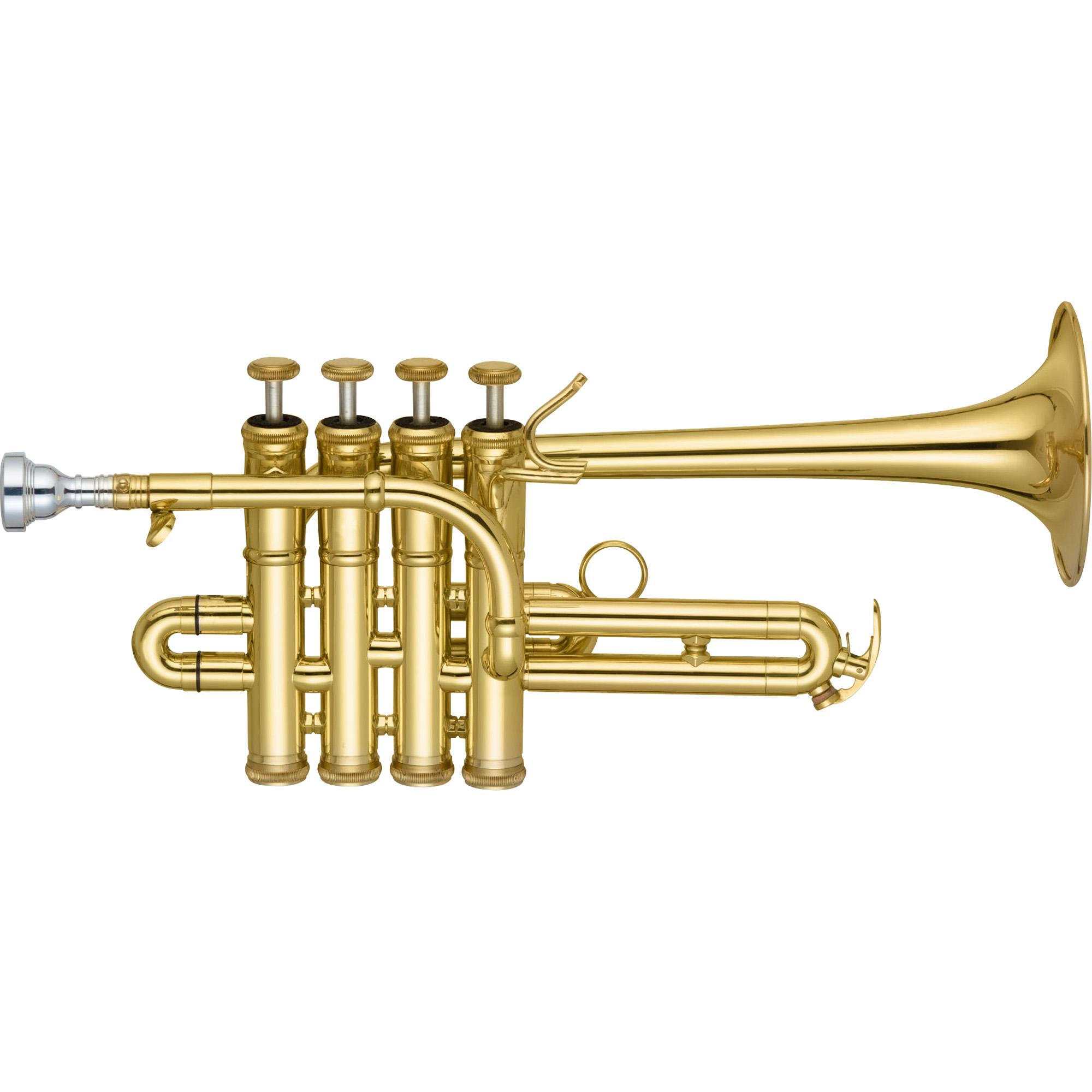 Trompete Piccolo Bb/a Hcpt-600l Laqueado Harmonics 