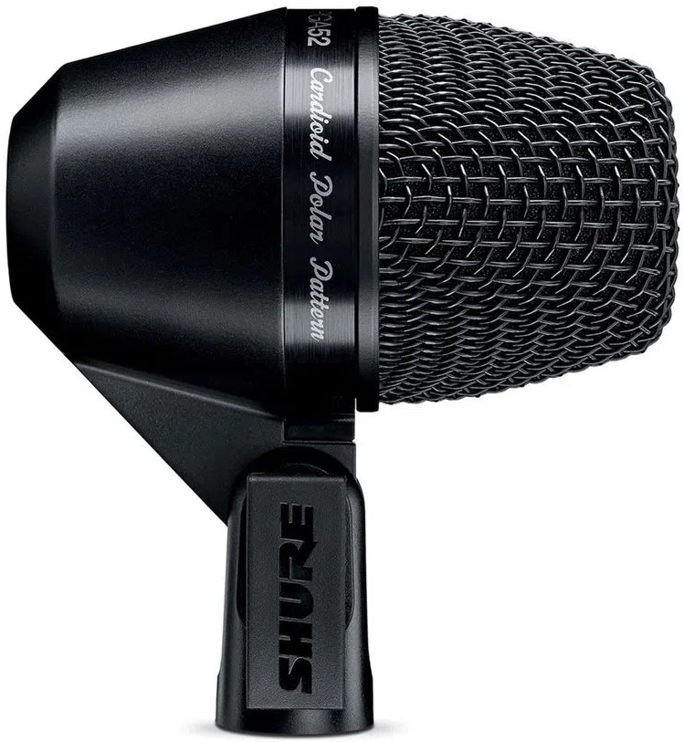 Microfone Shure Pga52 Para Bumbo Com Fio 