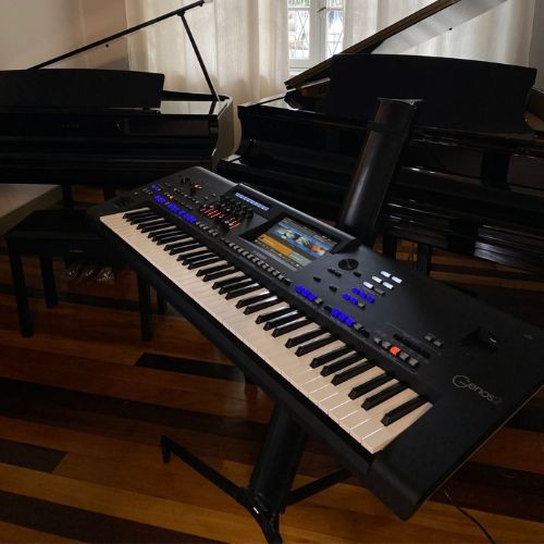 Teclado Yamaha Genos2 Workstation Arranjador 76 Teclas Fsx Com Aftertouch 