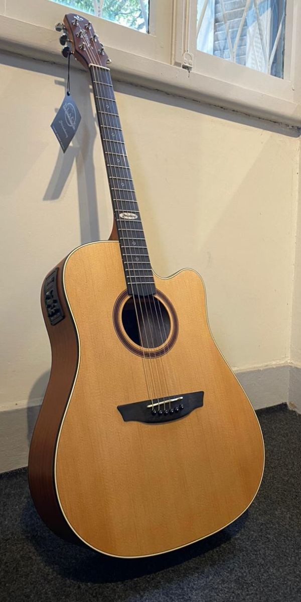 Violão Eletroacústico Strinberg Sd200c ns Black Series Folk Cutaway — Aço, Pré Se-60 e Acabamento Fosco 