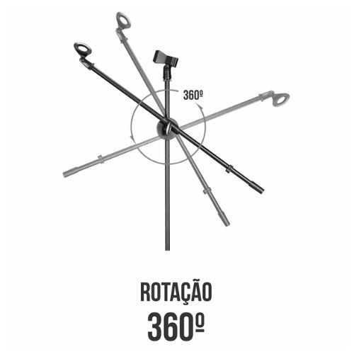 Pedestal Microfone Smart Sm030 