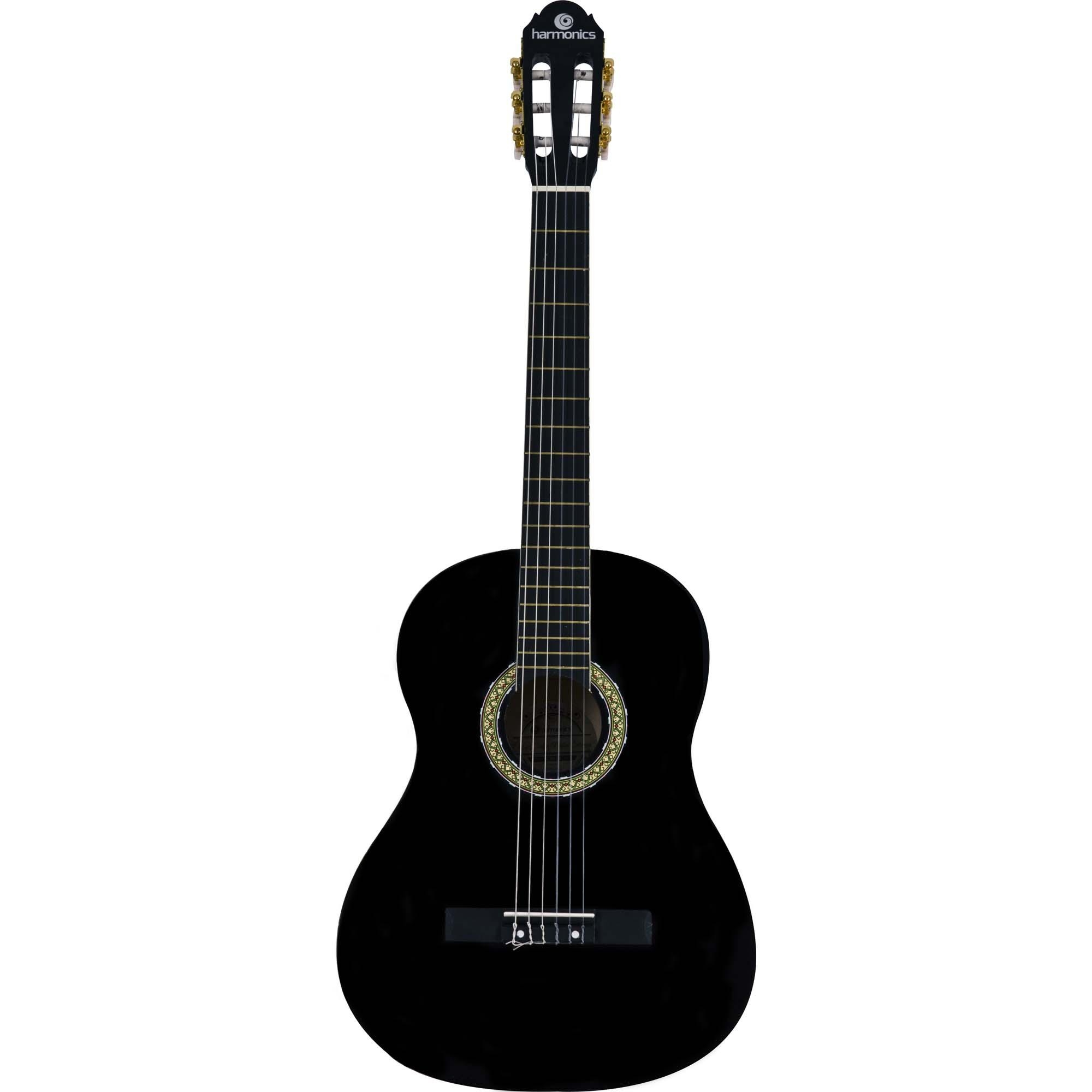 Violão Harmonics Gc-10 Nylon Acústico Preto 